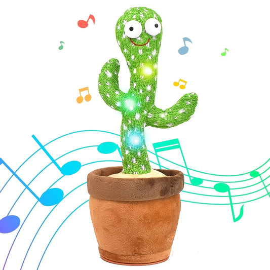 Rechargeable Dancing Cactus Toy for Kids | Dancing, Shaking & Talk Back with Lights